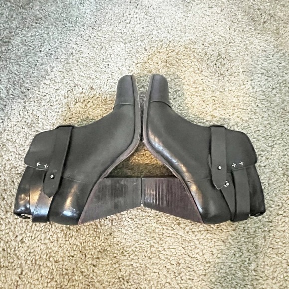 Rag‎ & Bone harrow ankle bootie boots black leather size 38/8 - Picture 4 of 10